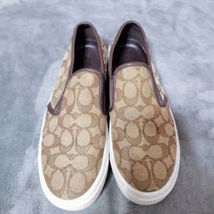 Coach slip on shoes